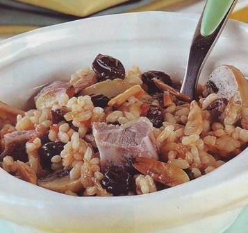 Cazuela de arroz y cordero