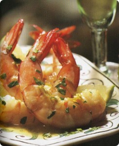 Gambas a la lima