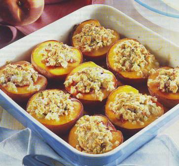 Melocotones rellenos