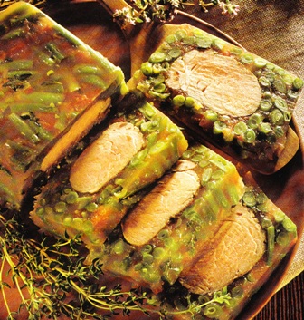 Terrina de pollo con gelatina
