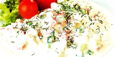 Ensalada de bacalao