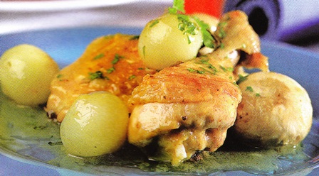 Guiso de pollo a la antigua