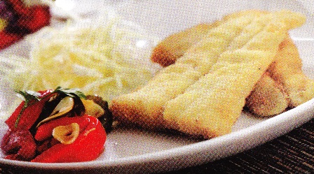 Filetes de perca con patatas