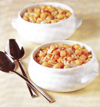 Garbanzos con bacalao