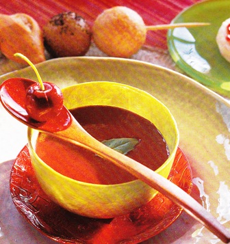 Gazpacho de cerezas