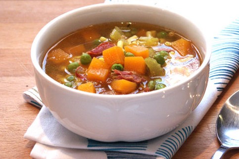 Guisantes con tendones