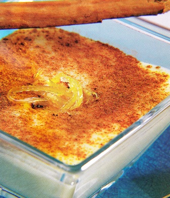 Natillas con canela