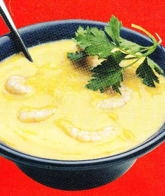 Sopa fría de gambas