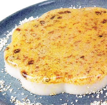 Amaranto con pasas, leche y miel