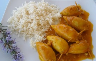 Receta española: Calamares rellenos