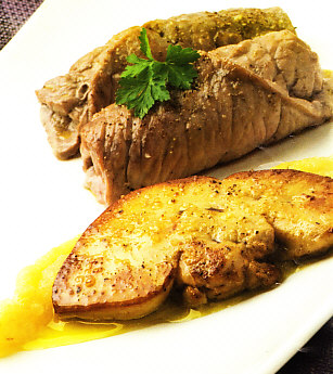 Fritos dulces con puré de manzana