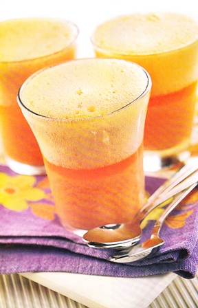 Gelatina con espuma
