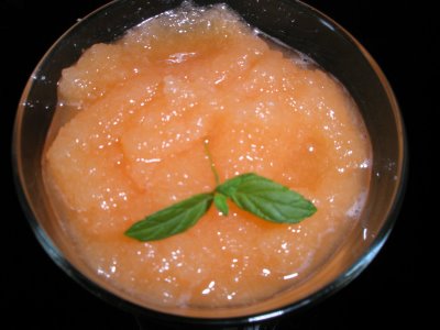Granizado de melón al cava