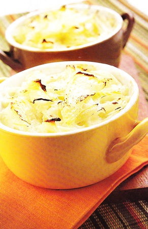 Hinojos gratinados