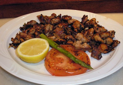 Rape salteado al aroma de ajo