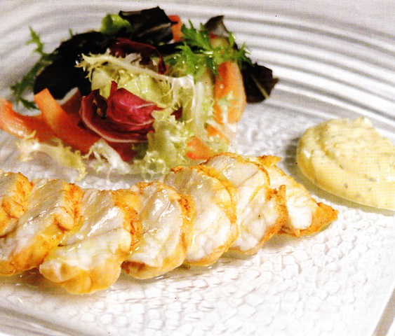 Ensalada de langosta de pobre
