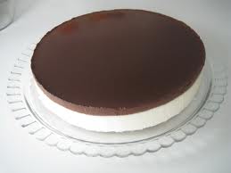 Torta de queso y chocolate