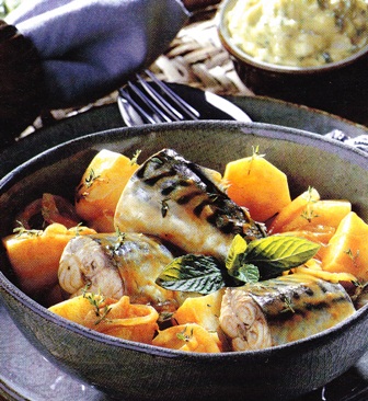 Recetas de pescado azul: Caballa con patatas