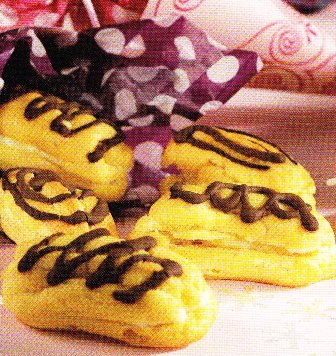 Dedos dulces con chocolate