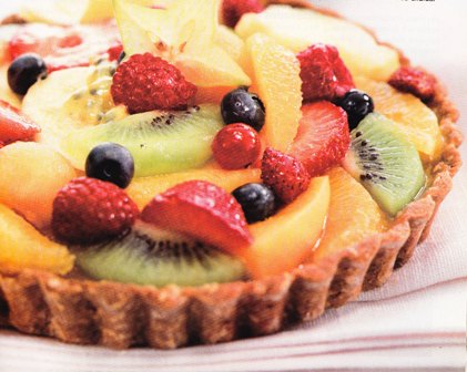 Tarta frutal de yogur