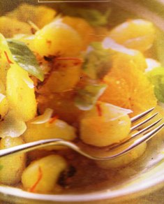  Ñoquis con mantequilla de jengibre