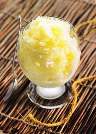 Granita de piña