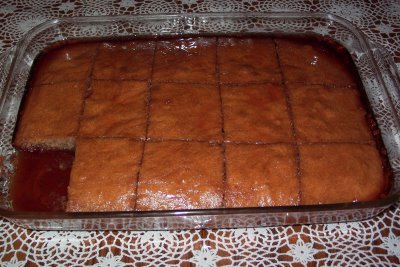 Sopa borracha dulce, un postre dulce