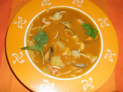 Cazuela de fideos mixta