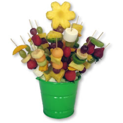 Brochetas de fruta