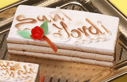 Tarta de San Jordi