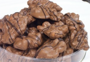 Frutos secos con chocolate