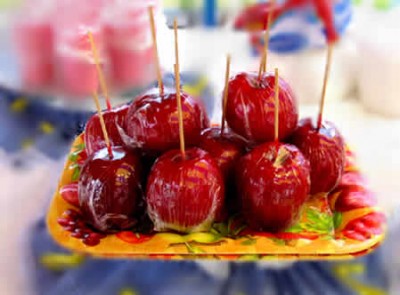 Manzanas con caramelo