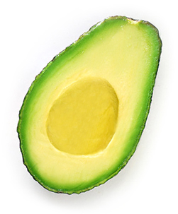 Aguacates con pimientos