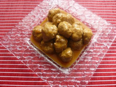 Albóndigas con salsa agridulce
