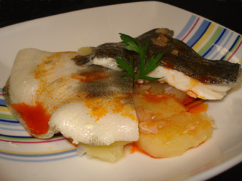Rodaballo a la gallega