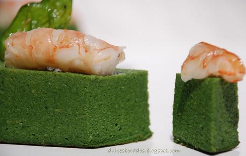 Flan de espinacas