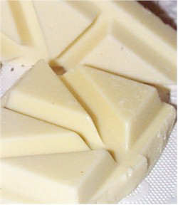 Chocolate blanco casero