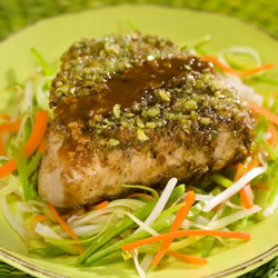 Filete de atún al wasabi