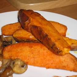 Barritas de boniato al horno