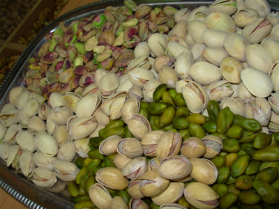 Acelgas con pistachos