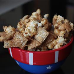 Guarrada de aperitivo dulce: cacahuetes, palomitas y nubes