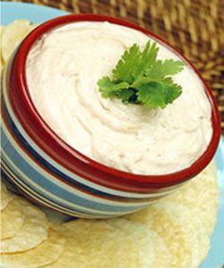 Pollo con queso crema para dipear