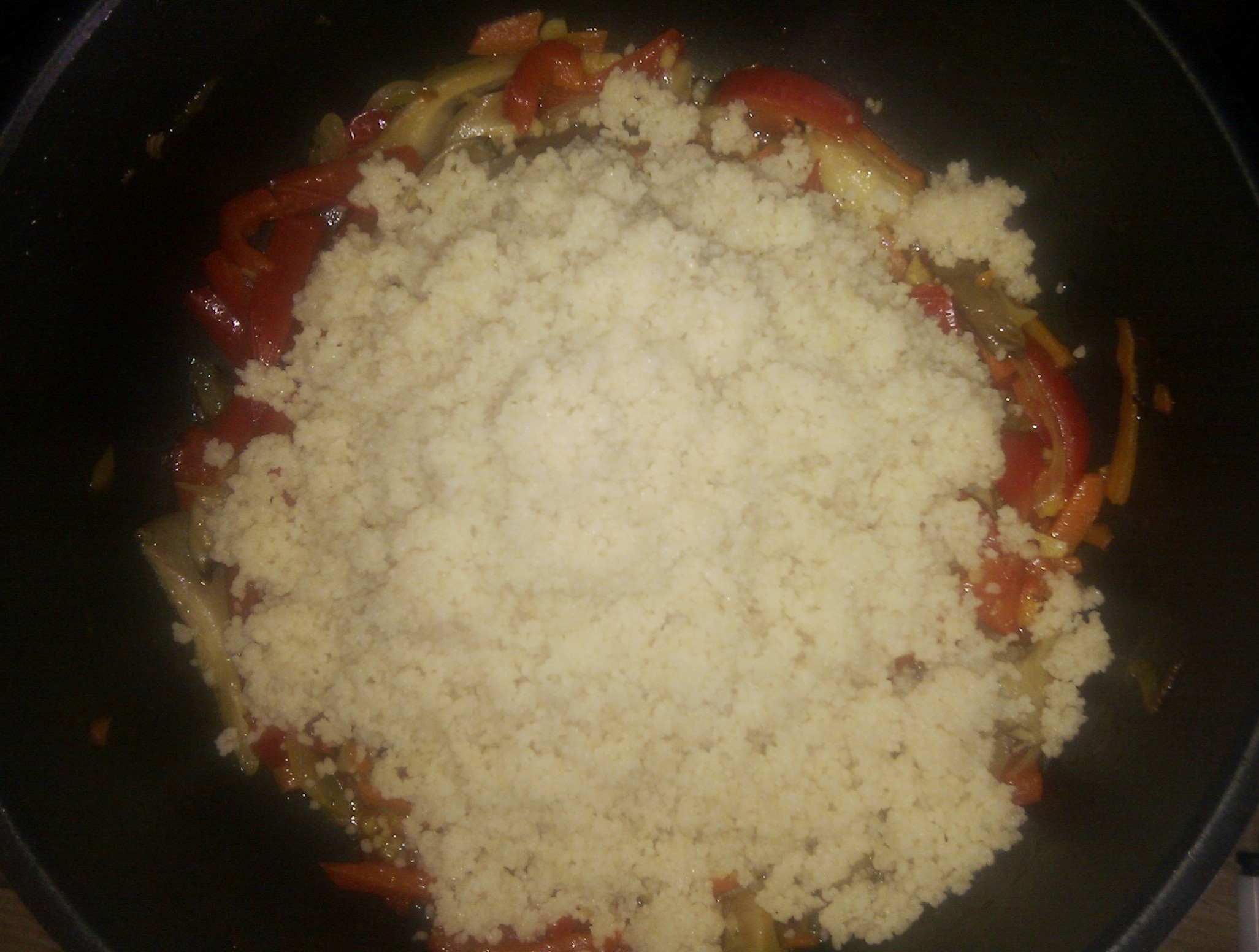 Cous Cous integral con verduras