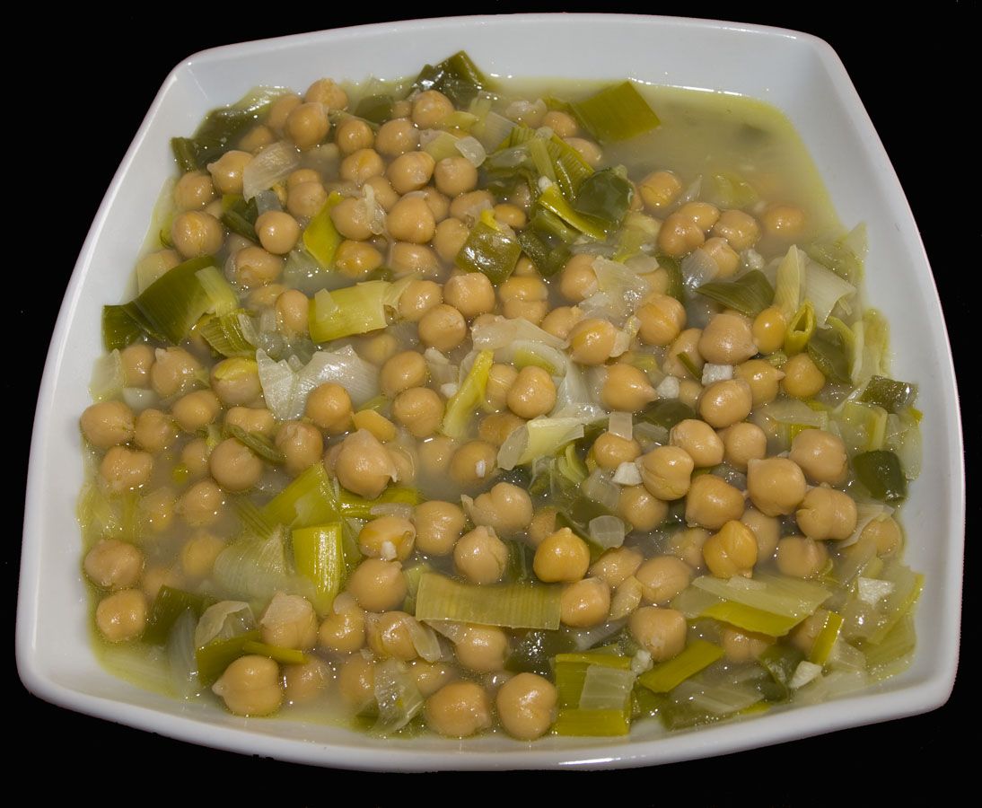 Garbanzos con acelgas