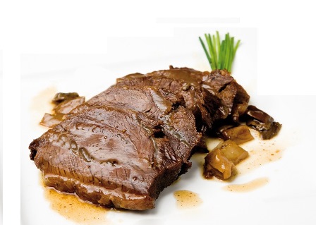 Carrillada de ternera con boletus 