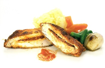 Escalopes de pavo a la mallorquina