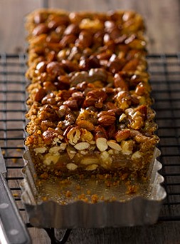 Tarta de miel y avena